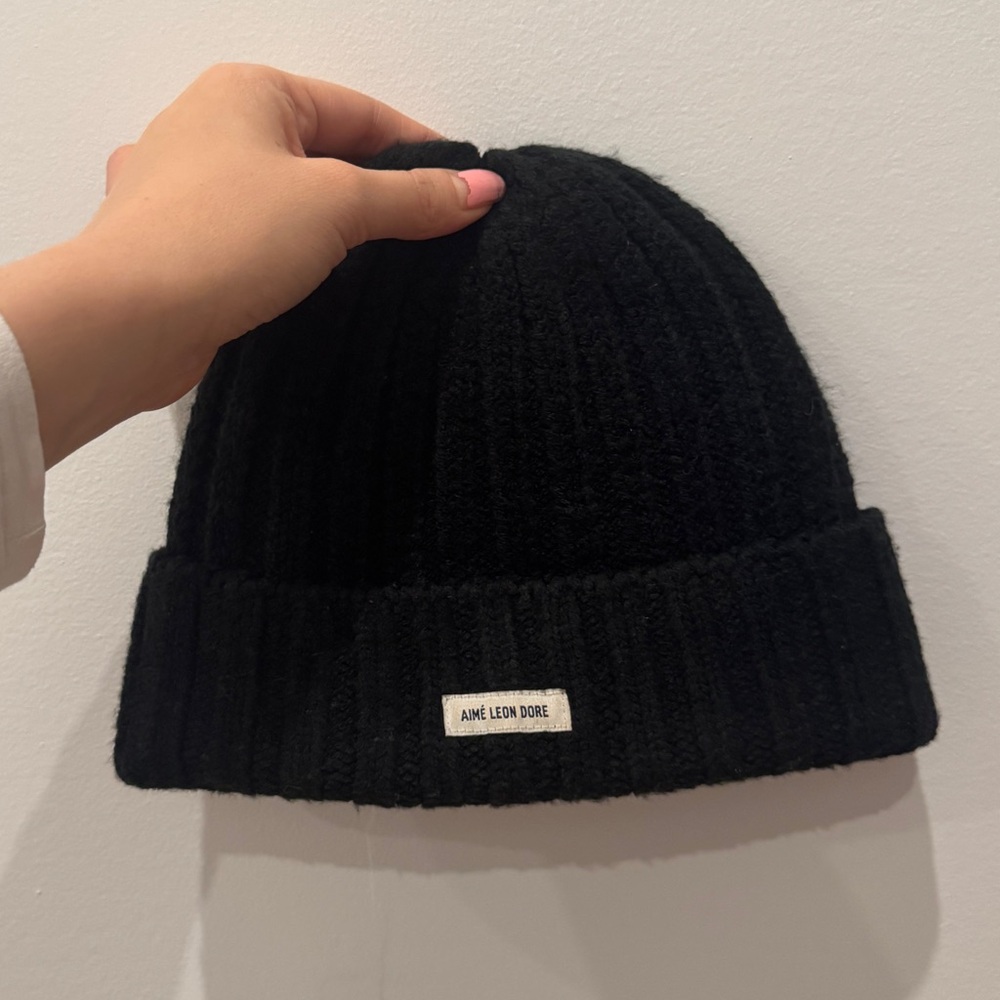 Aime Leon Dore Black Beanie